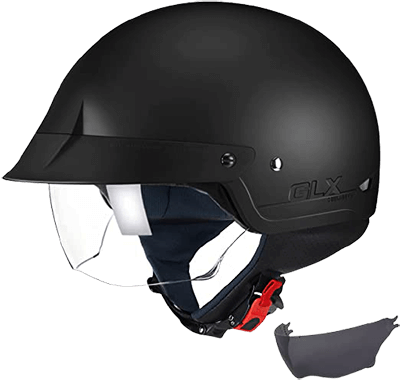 GLX unisex half helmet