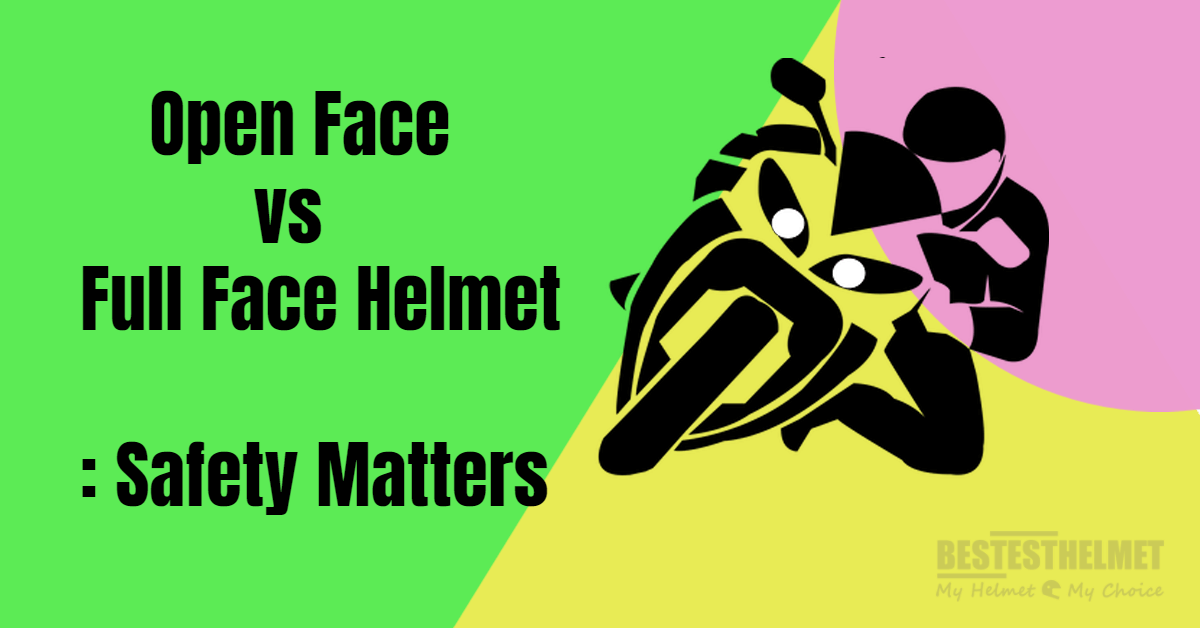 open face vs full face helmets