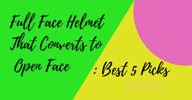 full face helmet that converts to open face