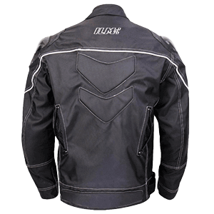 ILM motorcycle jacket backside view