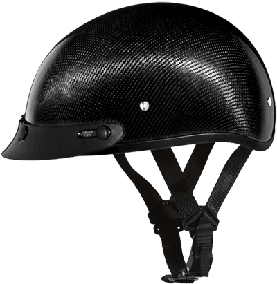Daytona Half Skull Cap carbon fiber Motorcycle Helmet