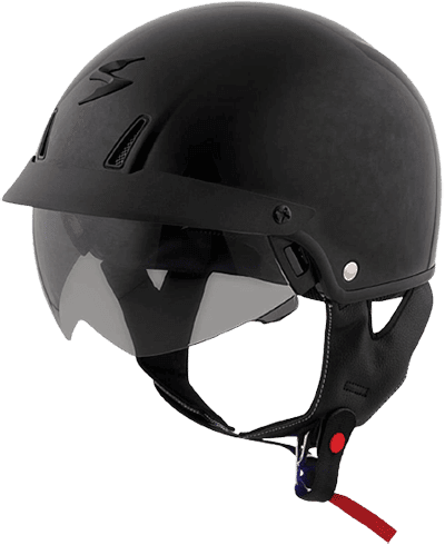ScorpionEXO c110 motorcycle half helmet with retractable visor