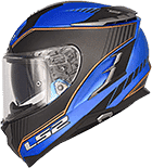 Ls2 challenger carbon gt lowest profile full face motorcycle helmet