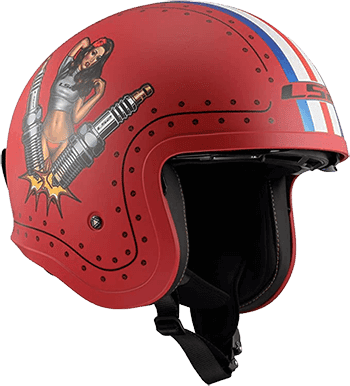 LS2 Open Face Spitfire Helmet