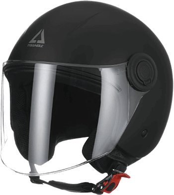 Triangle open face best helmet for glasses