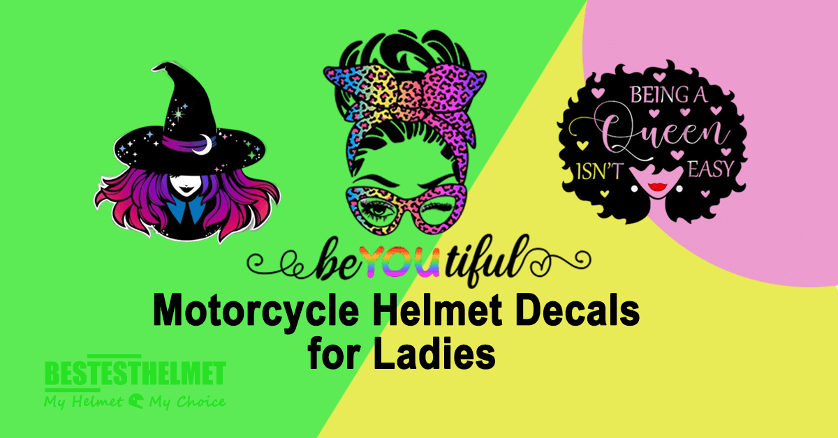 motorcycle helmet decals for ladies