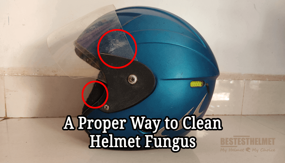 how to clean helmet fungus