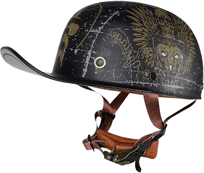 GAOZCTT vintage ball cap motorcycle helmet